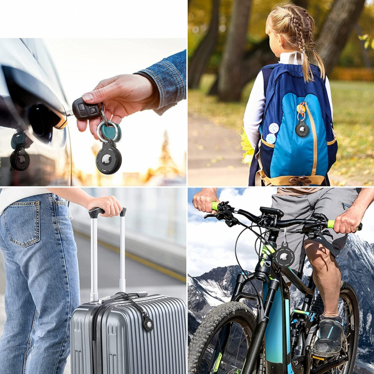 Nøglering til Apple AirTag 4-pakke, Flere farver