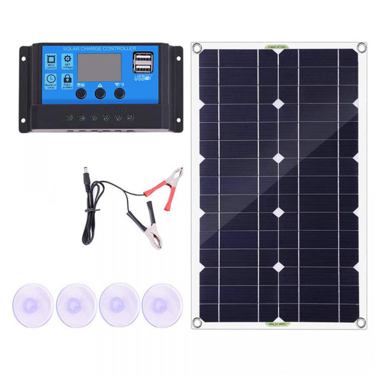 Solcelle-panel kit, 100W