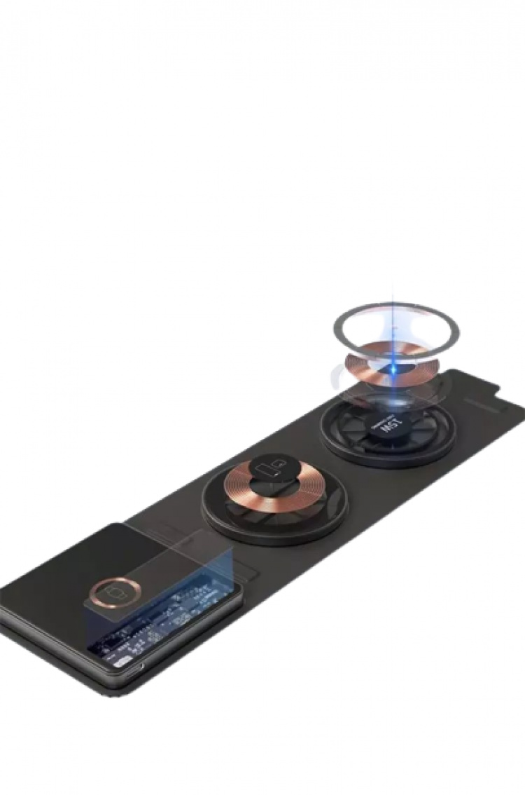 Magnetisk trådløs oplader 3-i-1 til iPhone 12/13/14/15, iWatch, Airpods