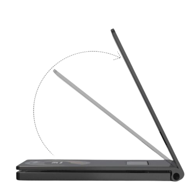 Sammenklappelig og trådløs oplader til smartphone, iWatch og Airpods Sammenklappelig og trådløs oplader til smartphone, iWatch og Airpods