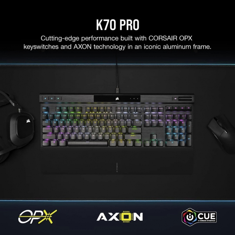 Corsair K70 Pro RGB Black Gamingtangentbord