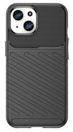 TPU-etui til iPhone 15 Pro Max, sort