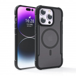 Etui kompatibelt med MagSafe til iPhone 15 Pro, sort