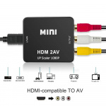 HD-videokonverter Full HD 1080p - HDMI til RCA