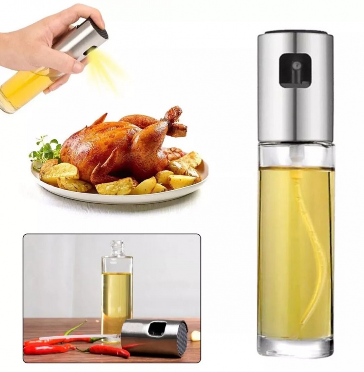 Glassprayflaske til eddike/olie, 100 ml