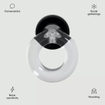 Støjreducerende ørepropper, gennemsigtige