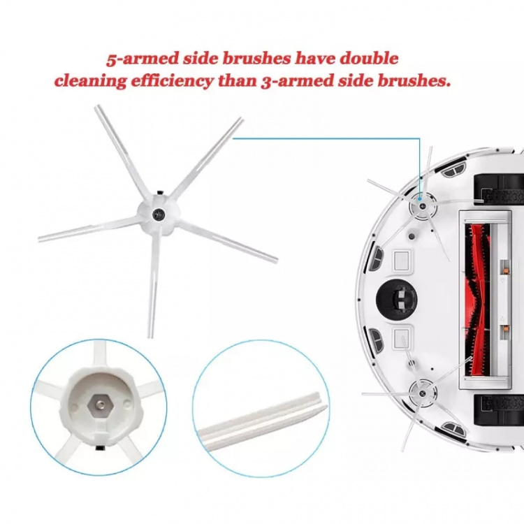 Reservedelssæt til Xiaomi Roborock S5 og S6 Max, 10 stk 