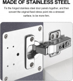 Hængselsreparationsplade 2-pak