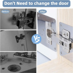 Hængselsreparationsplade 2-pak