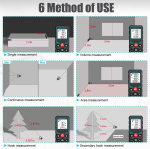 Laserafstandsmåler 40 m