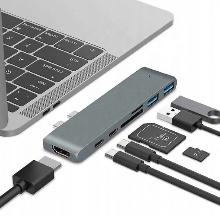 USB-hub til Macbook Pro/Air