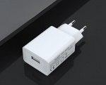 AC-adapter 5V 1A-2A USB, hvid