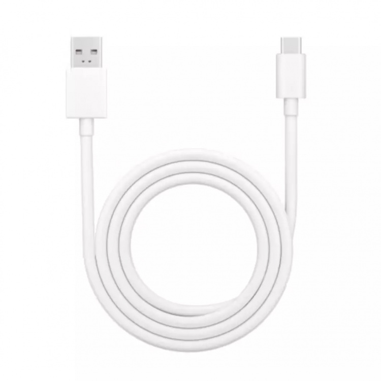 USB-A til USB-C opladnings- og synkroniseringskabel, 1 m, hvid USB-A til USB-C opladnings- og synkroniseringskabel, 1 m, hvid