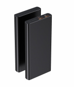 Powerbank 20000mAh 22.5W PD Fast Charging m. digitalt display, Sort