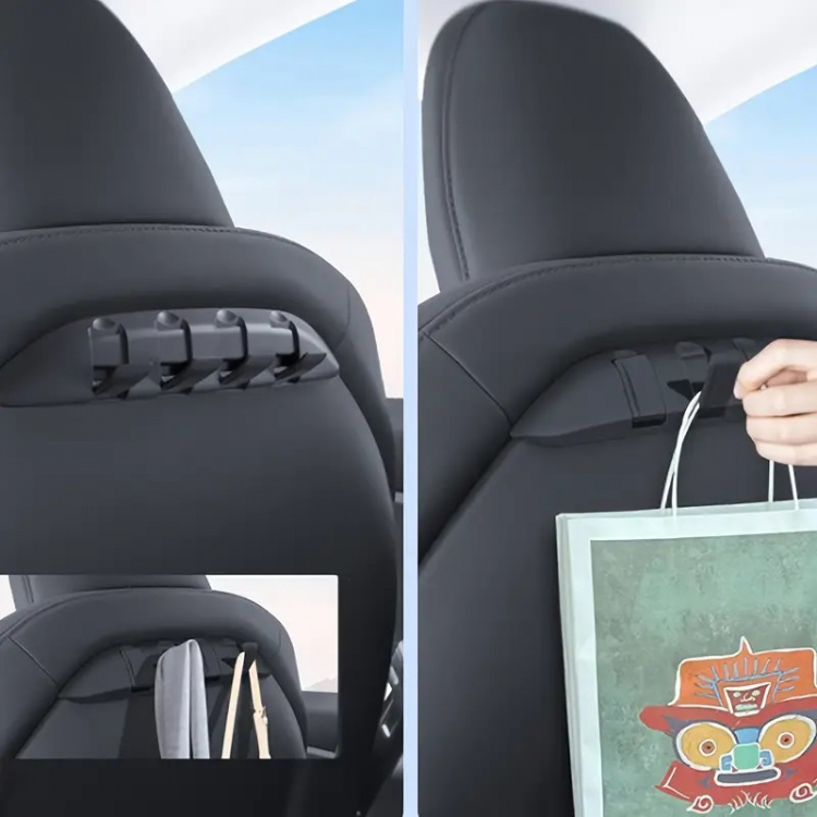 Kroge til bagsiden af sædet til Tesla Model 3 & Y Kroge til bagsiden af sædet til Tesla Model 3 & Y