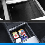 Opbevaringsboks med sorteringsrum til Tesla Model 3 Highland