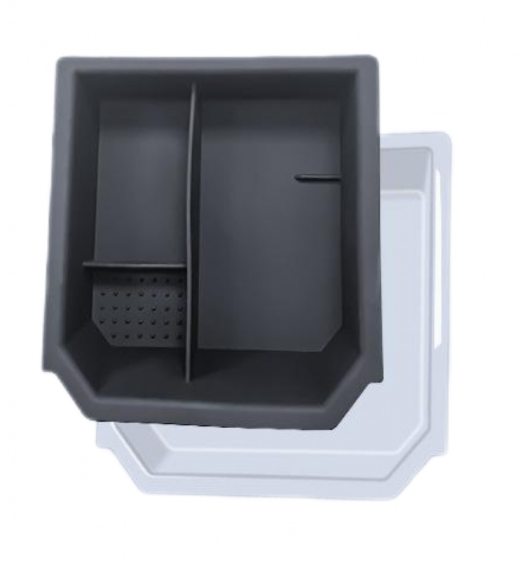 Opbevaringsboks med sorteringsrum til Tesla Model 3 Highland