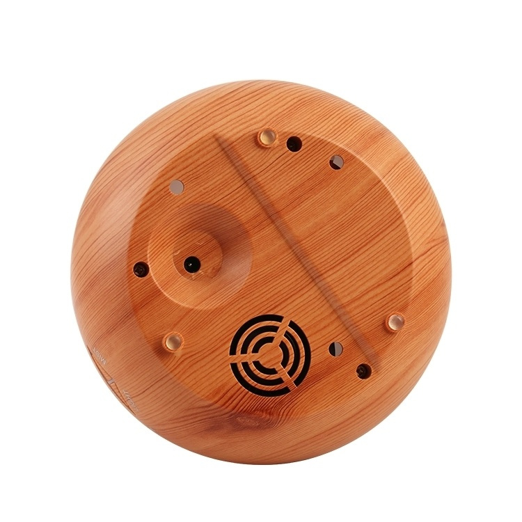 Luftfugter træ LED-lampe, mørkt træ 240 ml Luftfugter træ LED-lampe, mørkt træ 240 ml