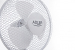 Adler AD 7302 bordventilator, 60W, 23 cm, hvid