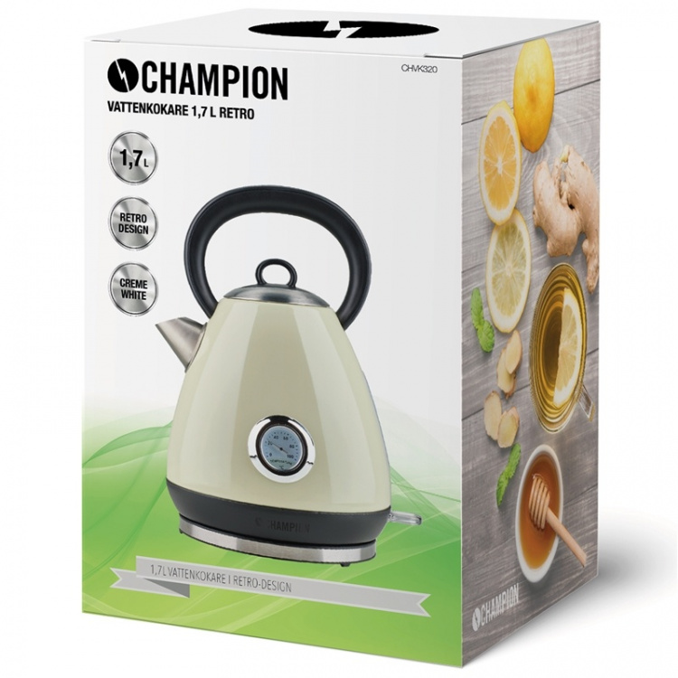 Champion Kedel Retro 1,7L VK320 Hvid