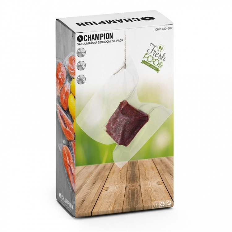 Champion Vacuumpåsar 50-pack 28*30cm