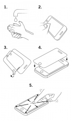 DELTACO screen protector for Galaxy Note10, 3D curved, fingerprint