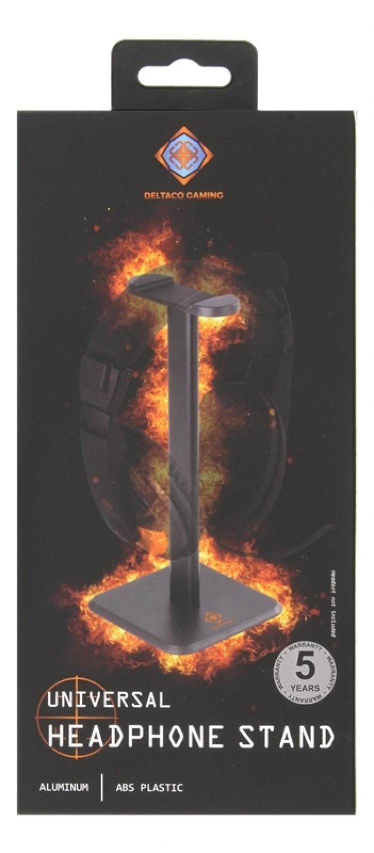 DELTACO GAMING Headphone holder black DELTACO GAMING Headphone holder black