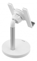 Desk phone and tablet holder white
