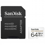 Sandisk Minneskort MicroSDXC 64GB För Bilkamera/Videmonitor med adapter