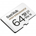 Sandisk Minneskort MicroSDXC 64GB För Bilkamera/Videmonitor med adapter