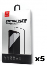 5-pak Mr Yes skærmbeskyttelse af hærdet glas til iPhone XS Max med 3D-beskyttelse