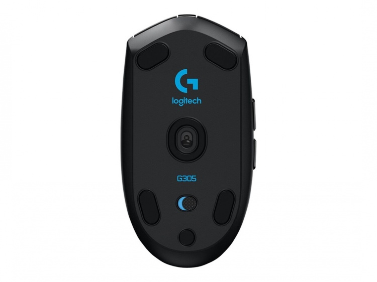 Logitech G305 Lightspeed trådløs optisk mus med 6 knapper, sort