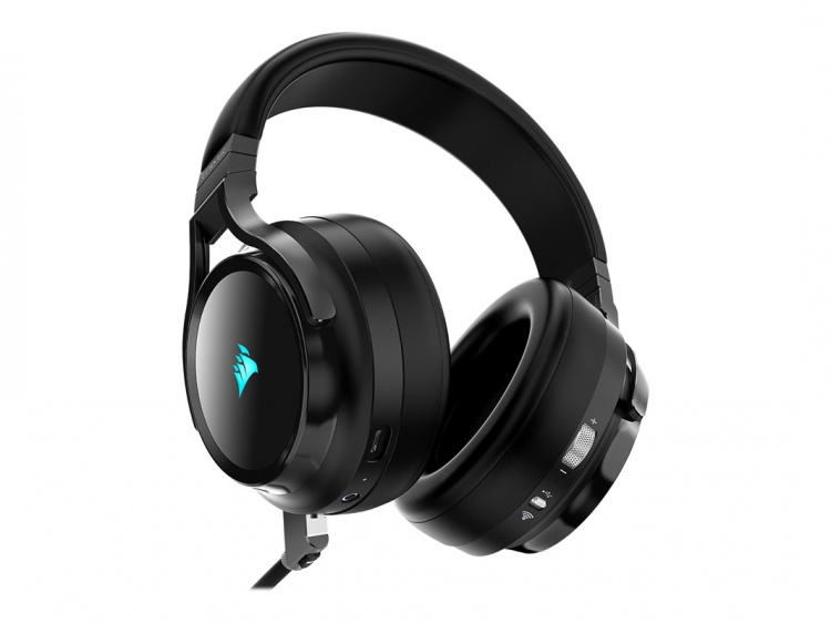 Corsair Gaming VIRTUOSO RGB - Headset - trådløst - fuld størrelse - sort Corsair Gaming VIRTUOSO RGB - Headset - trådløst - fuld størrelse - sort