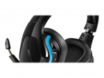 Logitech Gaming Headset G935 - 7,1 kanaler - full storlek - trådlöst - svart, bl Logitech Gaming Headset G935 - 7,1 kanaler - full storlek - trådlöst - svart, bl