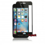 Panzer5-pak iPhone 6S/6 Plus buet silikatglas, sort