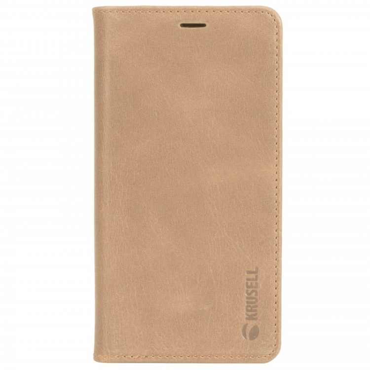 Krusell Sunne Wallet Case til iPhone Xr, Vintage Beige