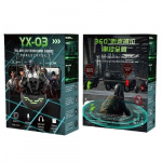 YX-03 trådløse in ear-gaminghovedtelefoner med LED, sølv/sort YX-03 trådløse in ear-gaminghovedtelefoner med LED, sølv/sort