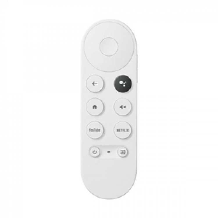 Google Chromecast 4:e Gen med Google TV + Fjärrkontroll med röststyrning