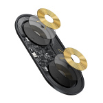 Baseus trådløs oplader 2-i-1 18W, gennemsigtig