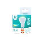 LED-lampe GU10 7W 230V 3000K 38°, varm hvid
