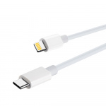 Maxlife MXUC-05 Power Direct USB-C til Lightning-kabel 2,0 m 20W, hvid