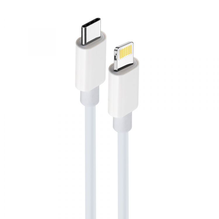 Maxlife MXUC-05 Power Direct USB-C til Lightning-kabel 2,0 m 20W, hvid