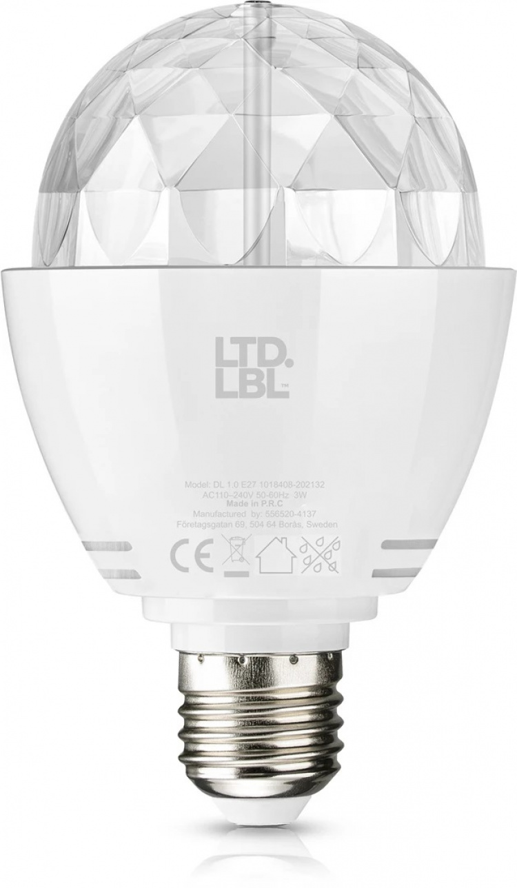 Limited Label DL 1.0 roterende diskolampe til hjemmet eller kontoret