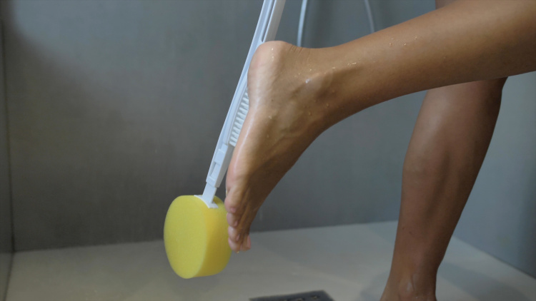 Wellys badebørste til krop og fødder