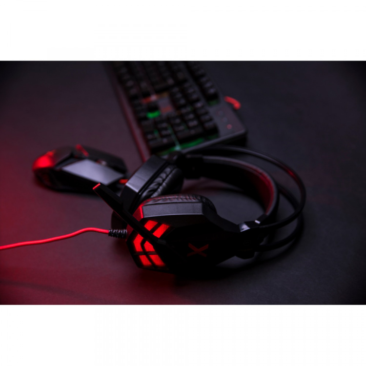 Maxlife Gaming MXGH-200 over-ear-hovedtelefoner med ledning 3,5 mm sort Maxlife Gaming MXGH-200 over-ear-hovedtelefoner med ledning 3,5 mm sort