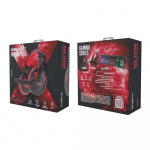 Maxlife Gaming MXGH-100 trådat over-ear hörlurar 3,5 mm svart