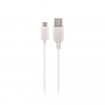 Maxlife-kabel USB - USB-C 2,0 m 2A, hvid