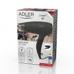 Adler AD 2266 Hårtørrer 1200W, sort