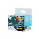 Forever Light LED-pandelampe Sporty XP-E 3W + COB 3W 160lm 1200mAh Forever Light LED-pandelampe Sporty XP-E 3W + COB 3W 160lm 1200mAh