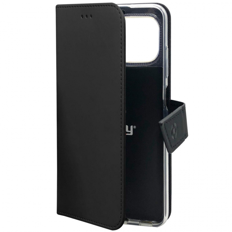 Celly Wallet Case iPhone 12 / 12 Pro, Svart